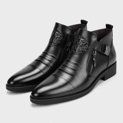 Embossed Chelsea Dress Boots | Revangiol