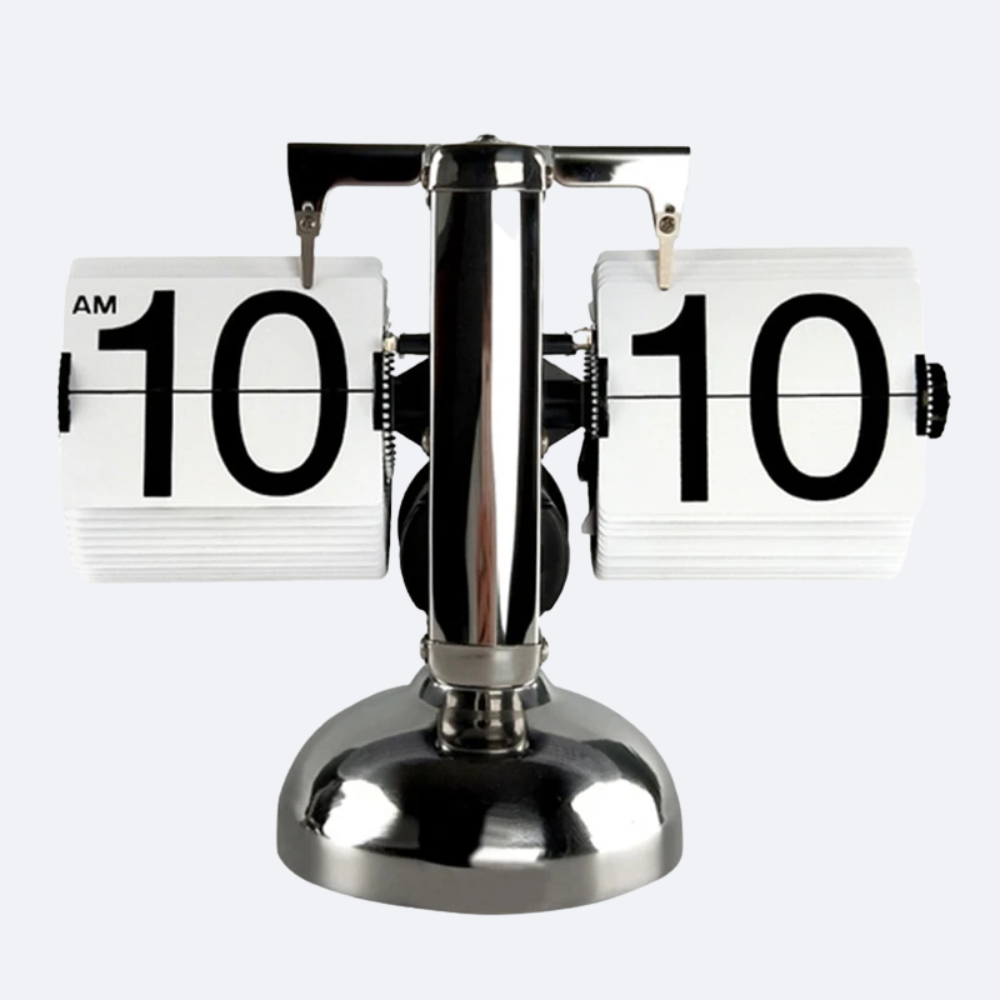 Classic Vintage Flip Desk Clock  | Revangiol
