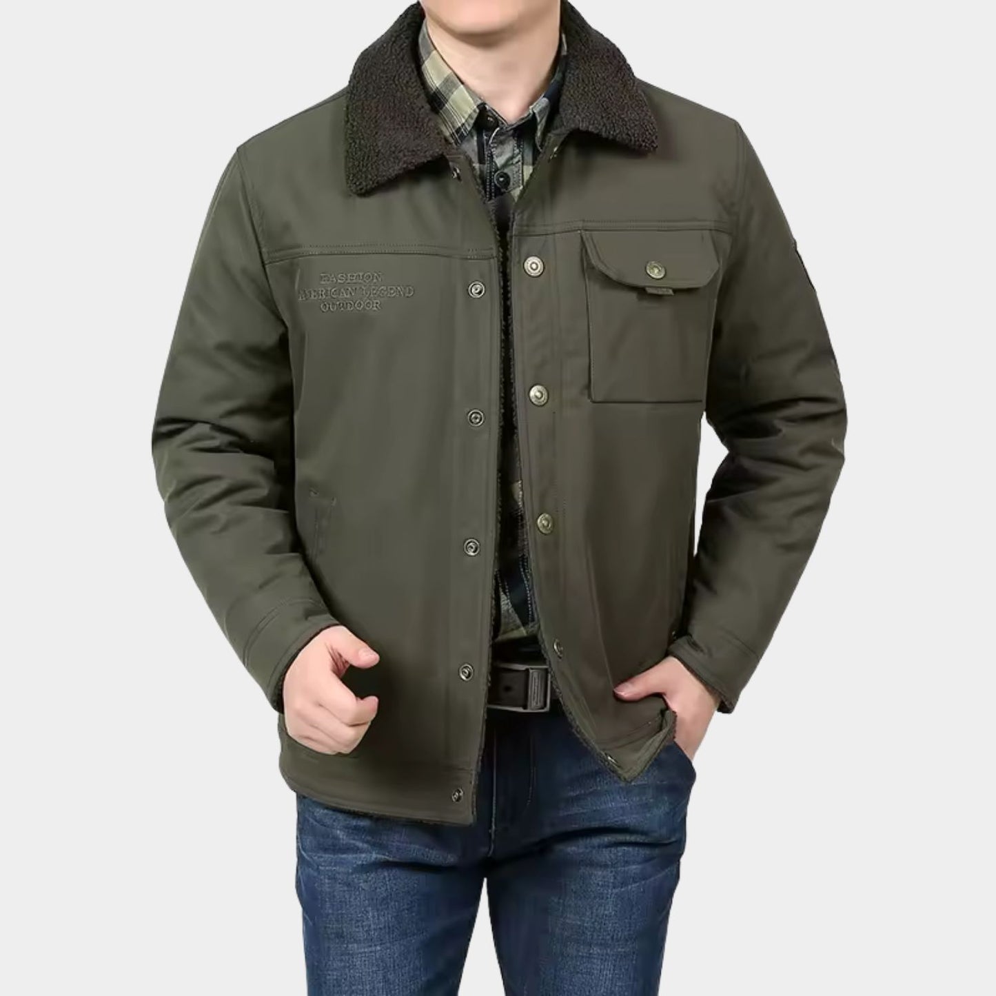 Pocket Detail Padded Winter Jacket | Revangiol