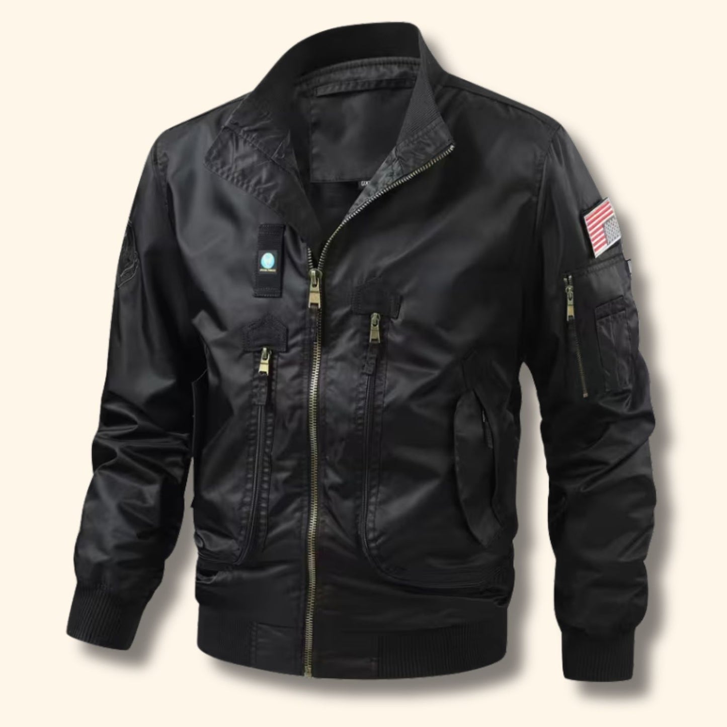 Military Flight Aviator Jacket | Revangiol