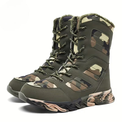 Camouflage Hiking Snow Boots | Revangiol