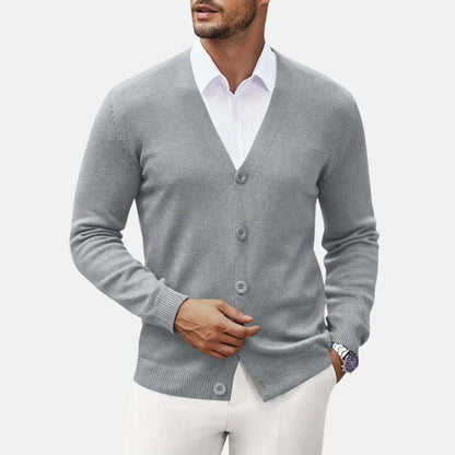 Classic Button Knit Cardigan | Revangiol