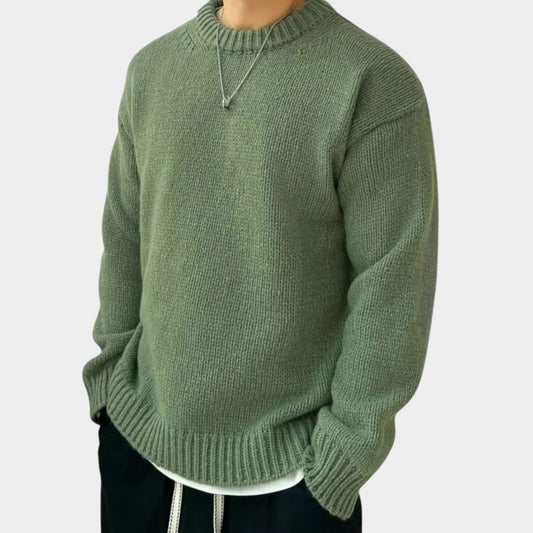Everyday Knit Crew Neck Sweater | Revangiol