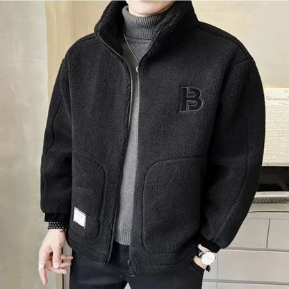 High-Collar Sherpa Fleece Jacket | Revangiol