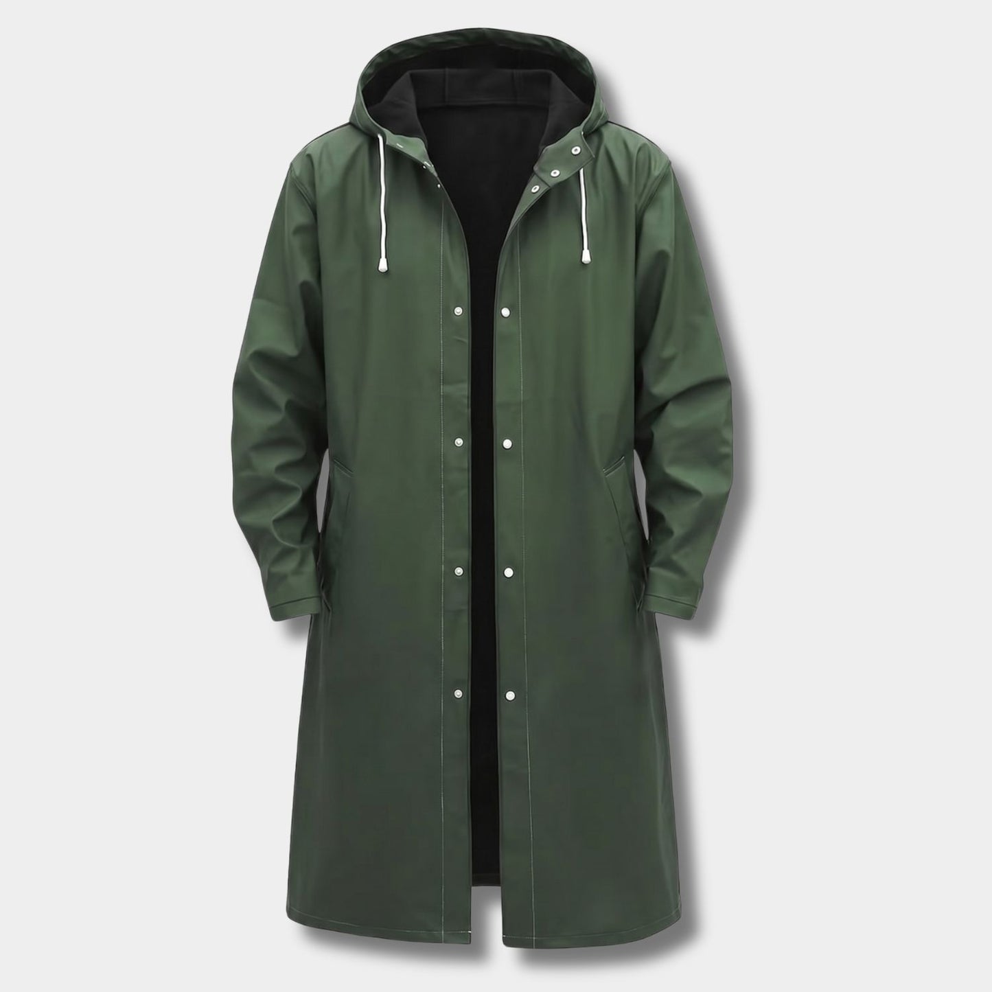 Full-Length Hooded Rain Coat | Revangiol