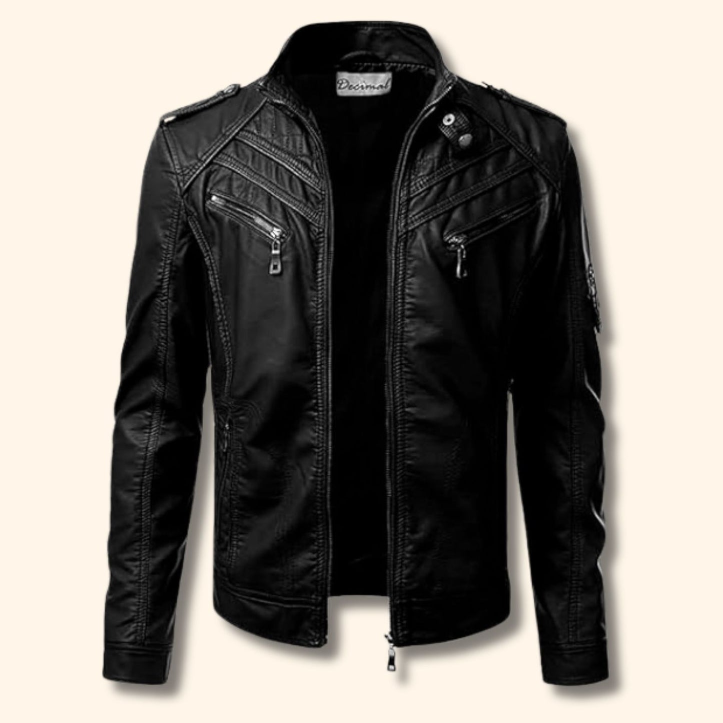 Removable Hood Leather Jacket | Revangiol