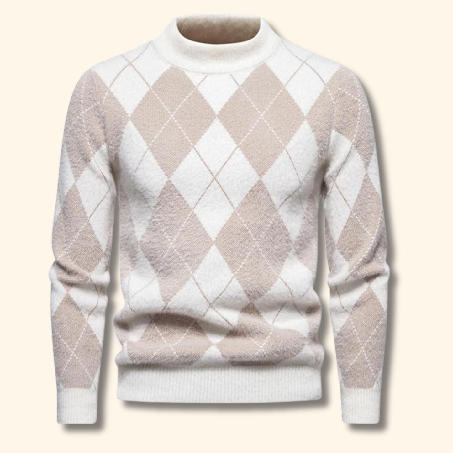 Argyle Knit Sweater | Revangiol