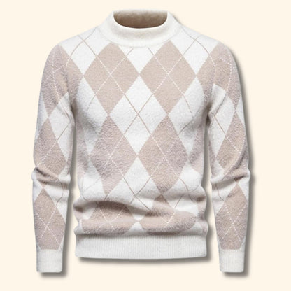 Argyle Knit Sweater | Revangiol