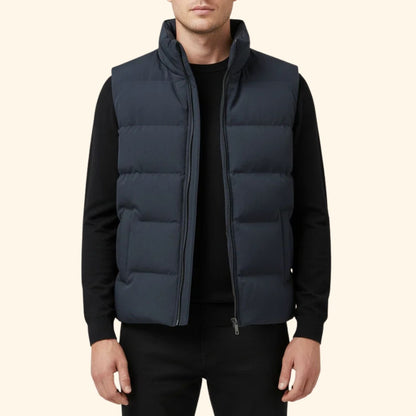 Insulated Zip Puffer Vest | Revangiol