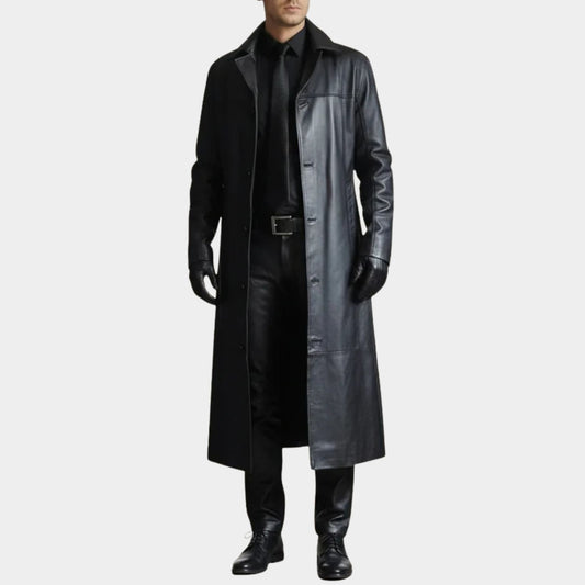 Long Leather Jacket | Revangiol