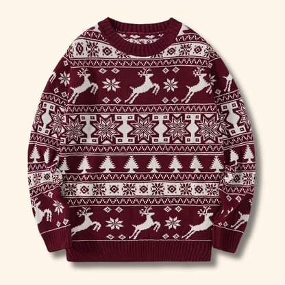 Nordic Reindeer Christmas Sweater | Revangiol