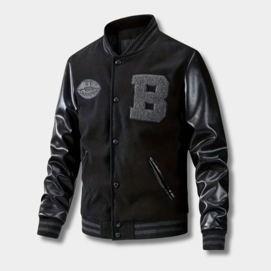 Varsity Leather Jacket | Revangiol