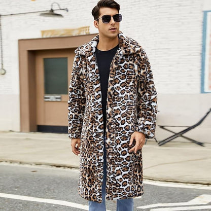 Textured Statement Fur Coat | Revangiol