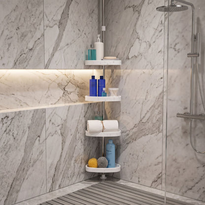 Adjustable Corner Shower Shelf | Revangiol