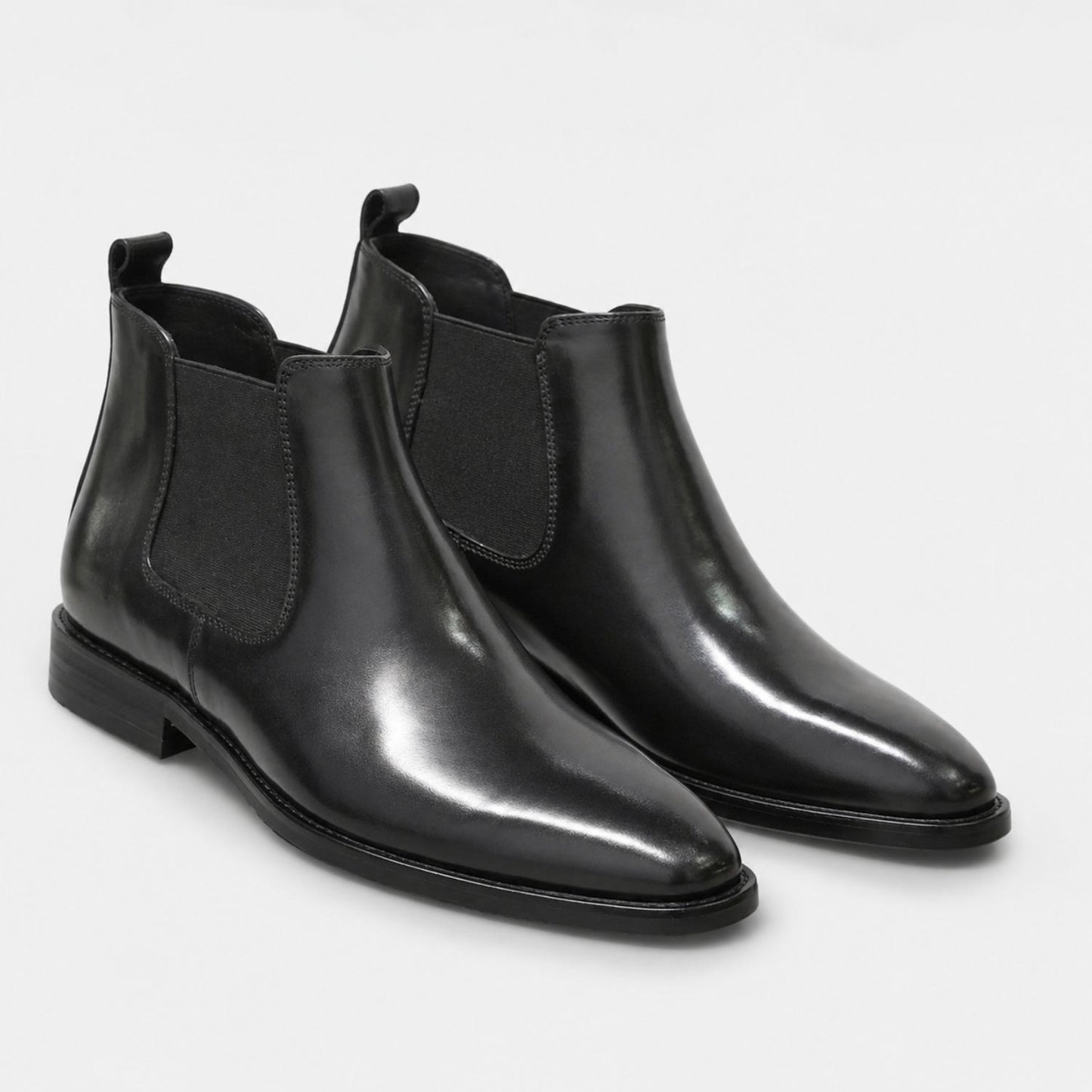Refined Leather Chelsea Boots | Revangiol