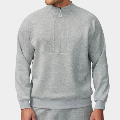 Sporty Performance Pullover Quarter-Zip | Revangiol