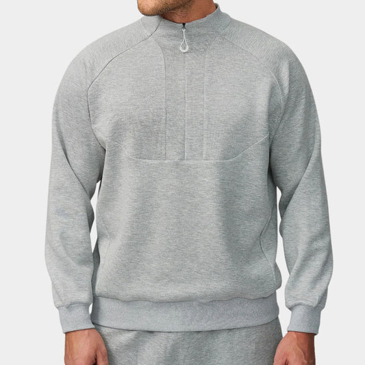 Sporty Performance Pullover Quarter-Zip | Revangiol