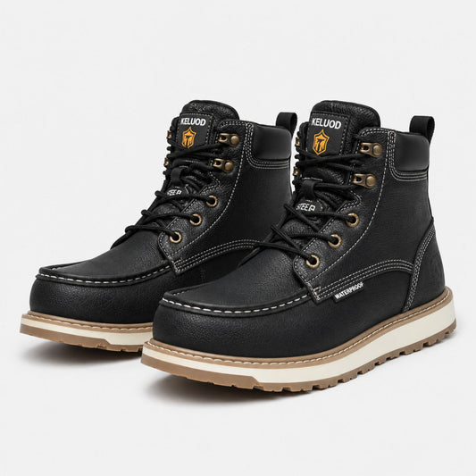 Protective Leather Work Boots | Revangiol