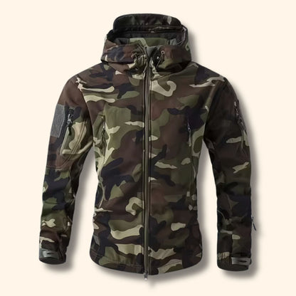 Camouflage Hooded Ski Jacket | Revangiol