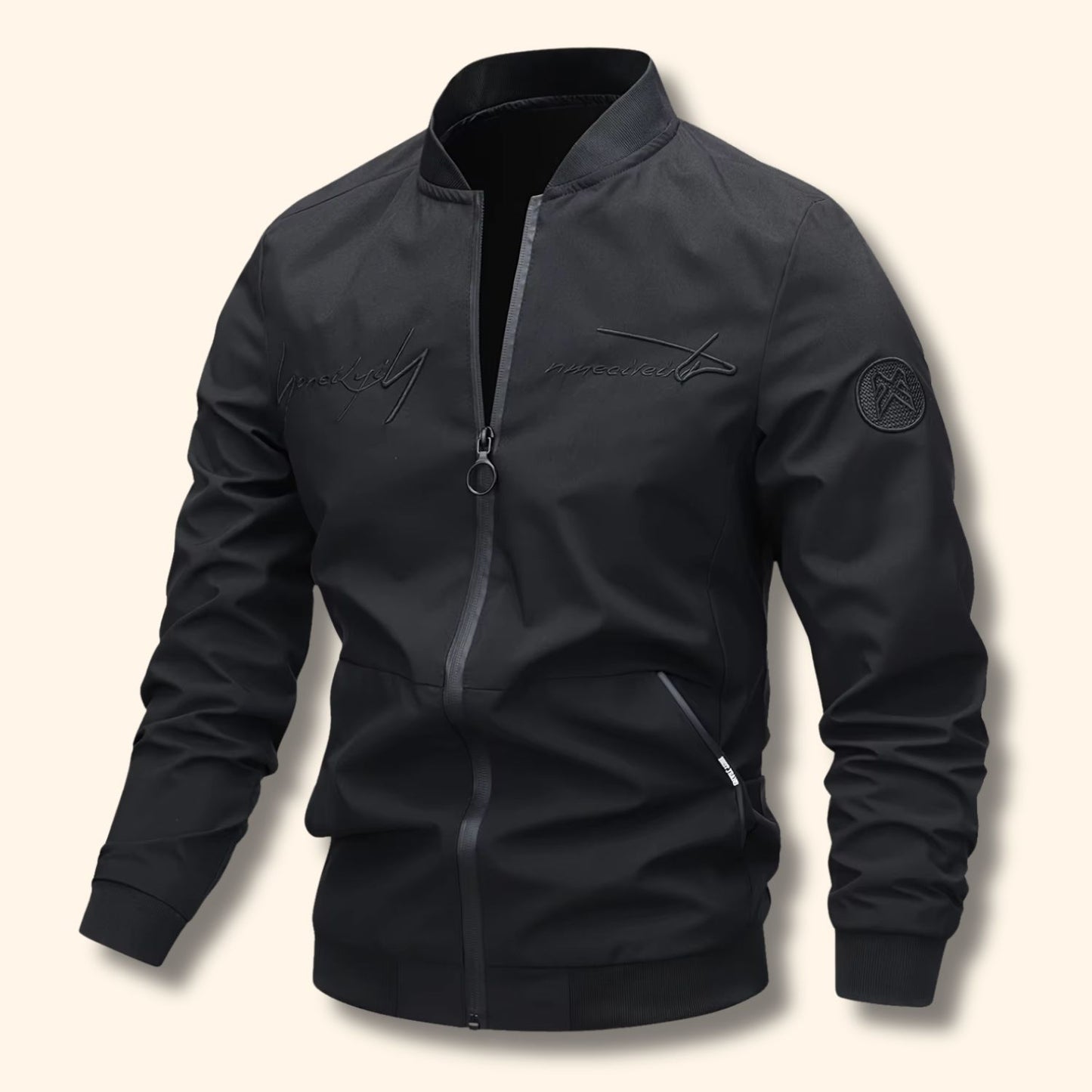Embroidered Casual Bomber Jacket | Revangiol