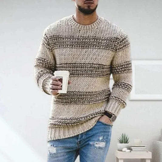 Striped Knit Sweater | Revangiol