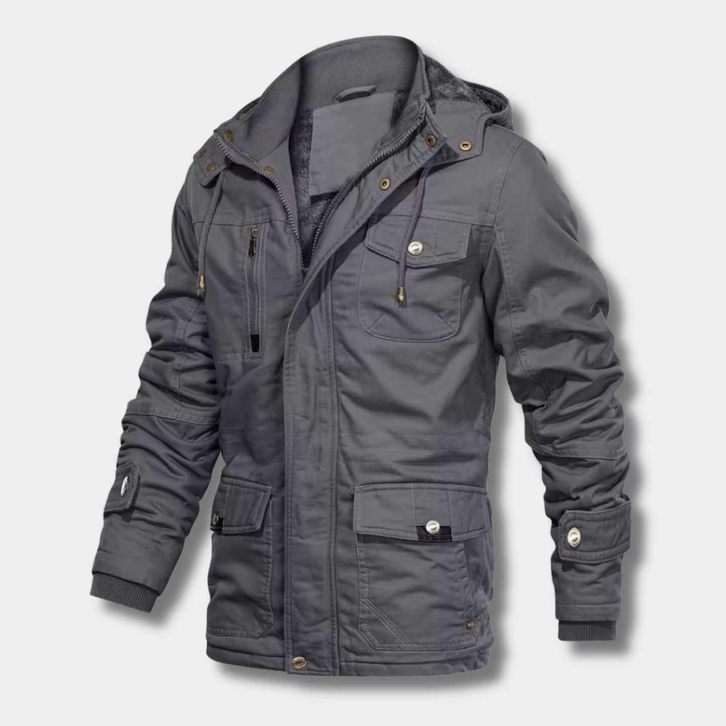 Multi-Pocket Military Winter Jacket | Revangiol