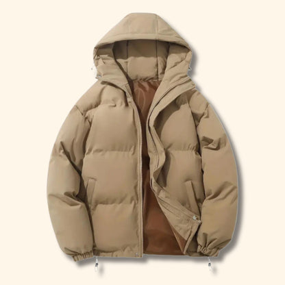 Hooded Winter Puffer Jacket | Revangiol