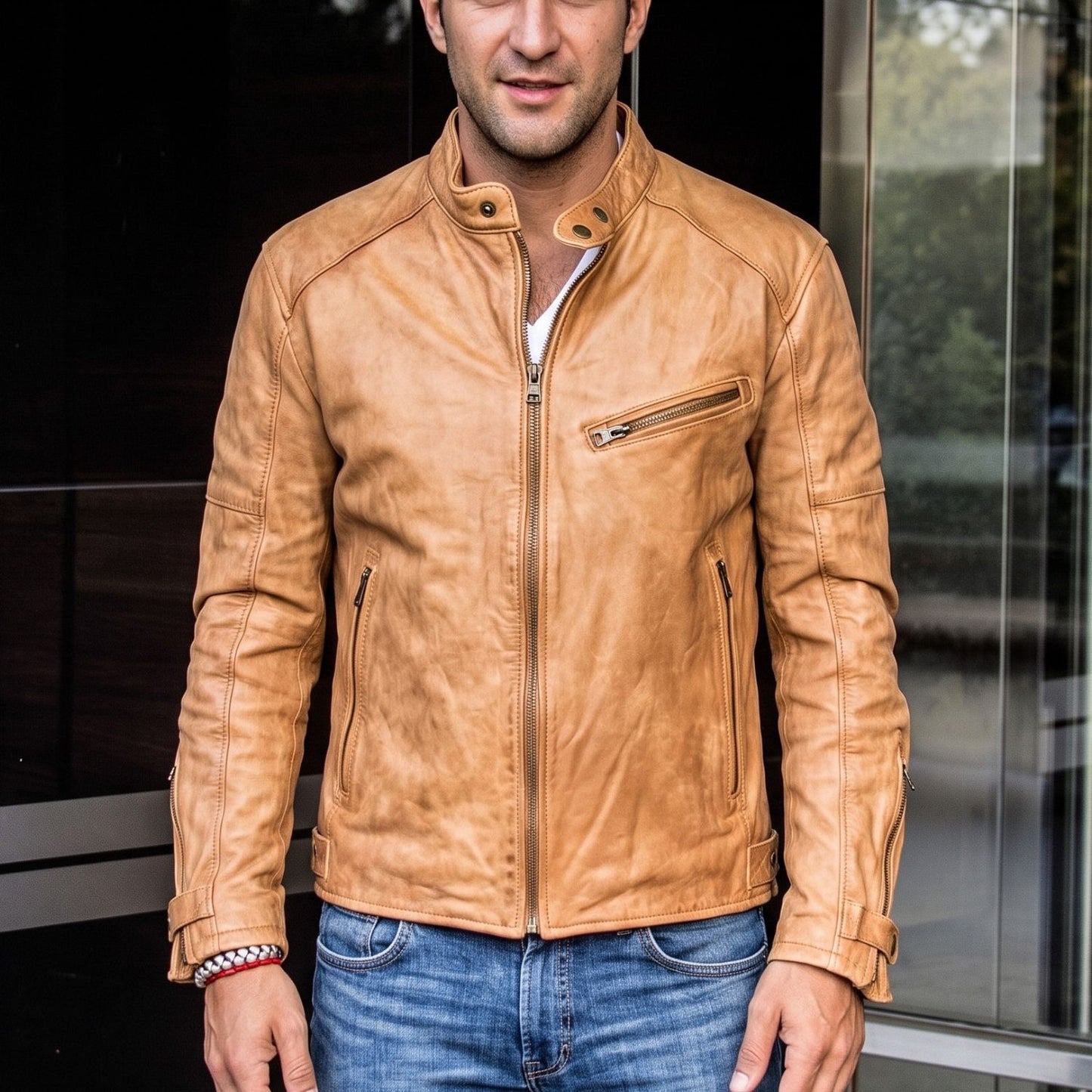 Classic Moto Leather Jacket | Revangiol
