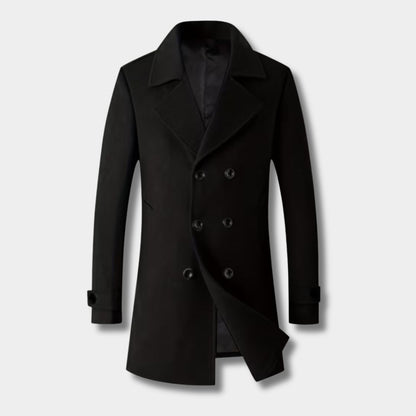 Vintage Double-Breasted Pea Coat | Revangiol