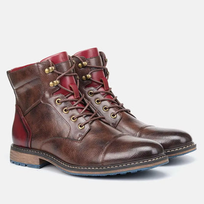 Heritage Leather Ankle Boots | Revangiol