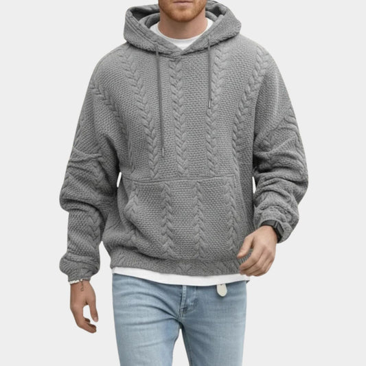 Cable Knit Hoodie | Revangiol