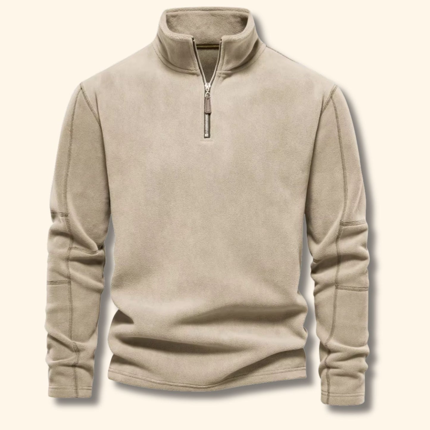 Quarter-Zip Fleece Pullover | Revangiol
