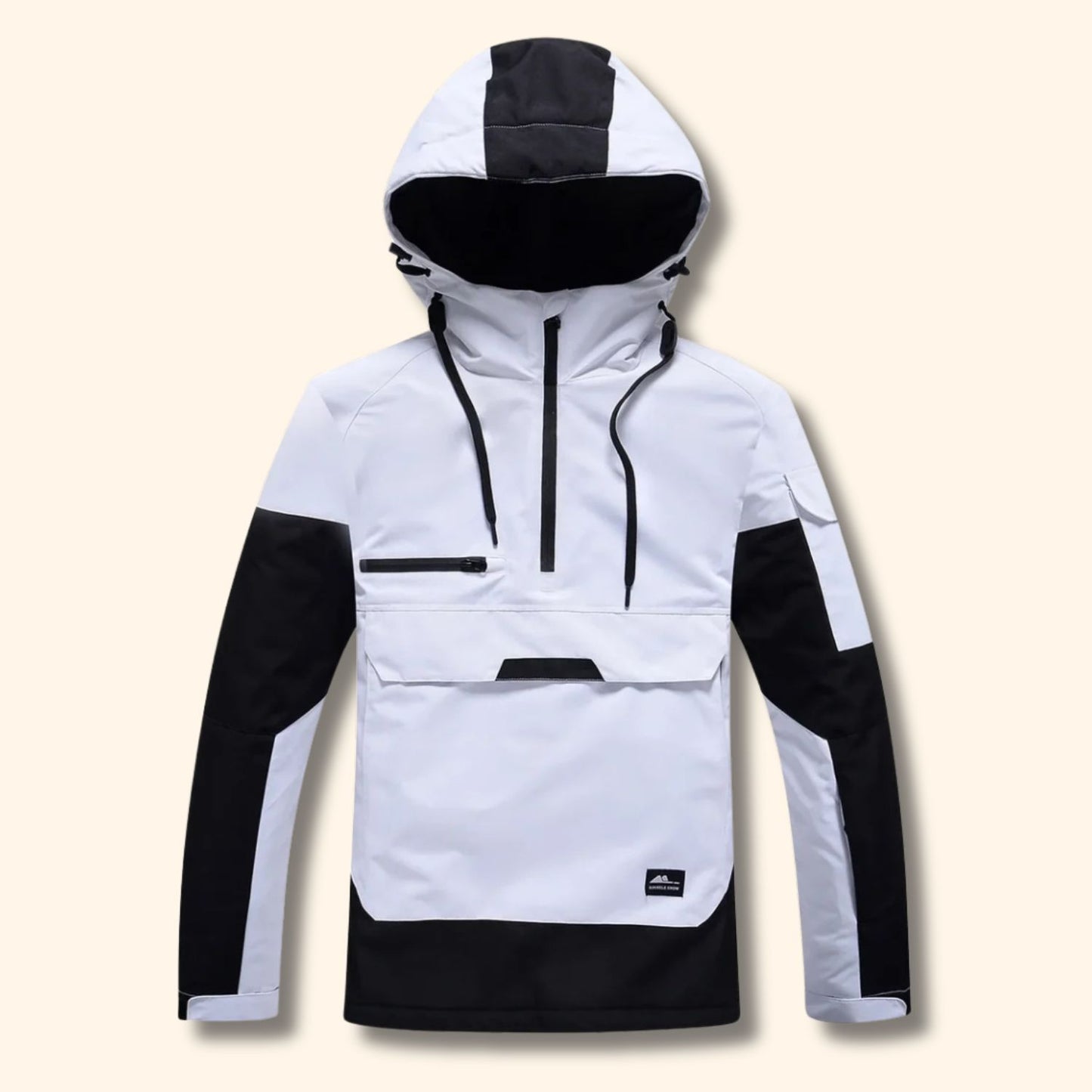 Hooded Half-Zip Ski Jacket | Revangiol