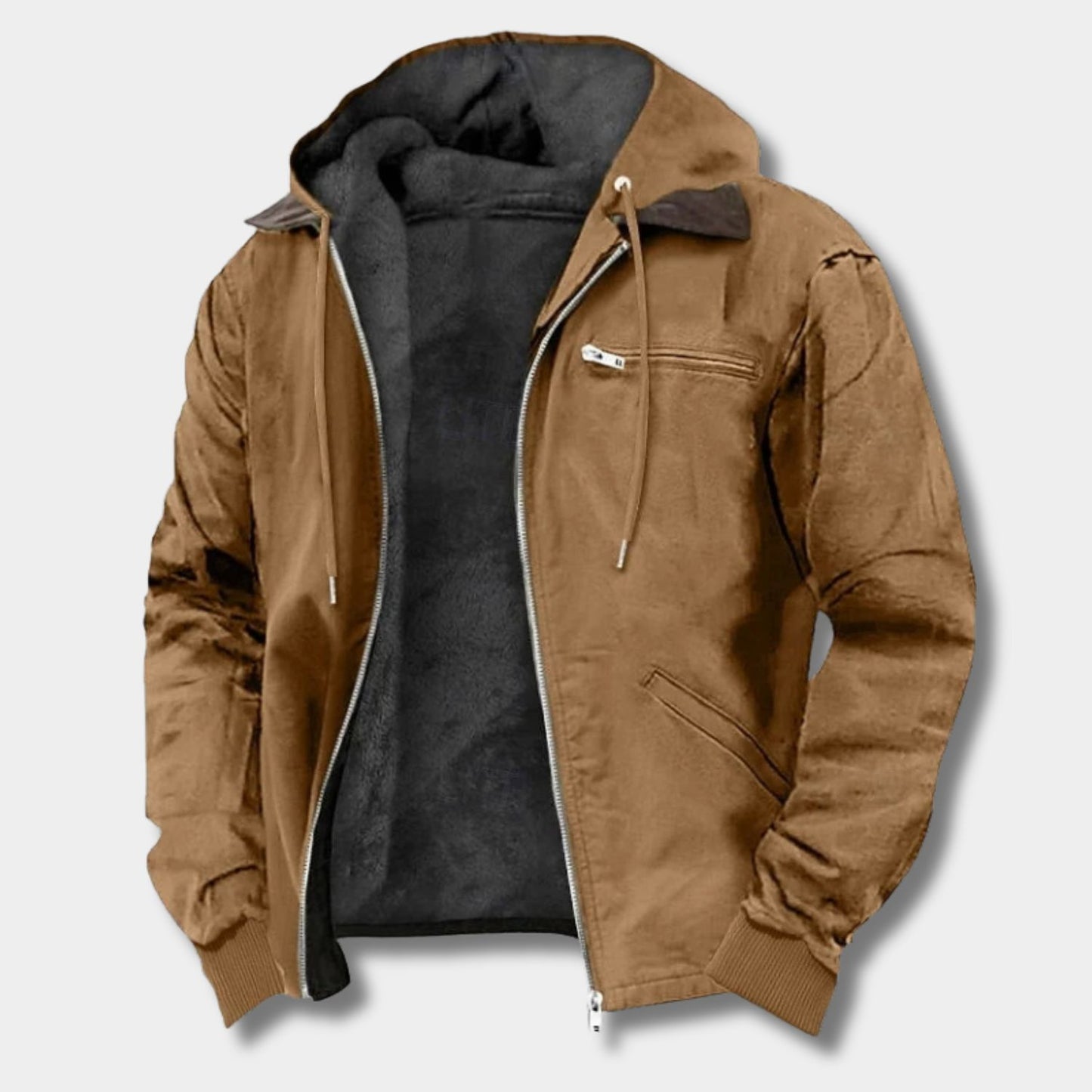 Hooded Sherpa Fleece Jacket | Revangiol