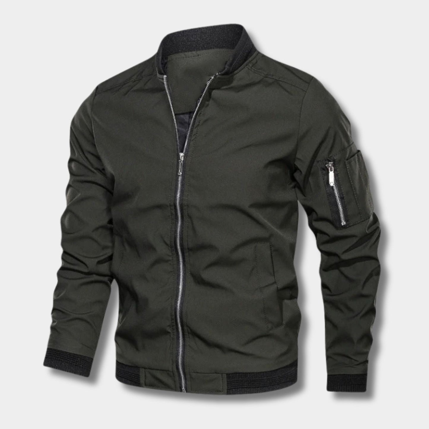 Minimal Utility Bomber Jacket | Revangiol