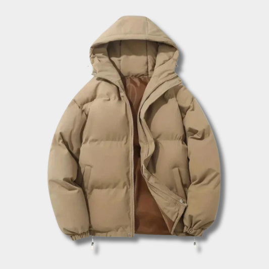 Hooded Winter Puffer Jacket | Revangiol