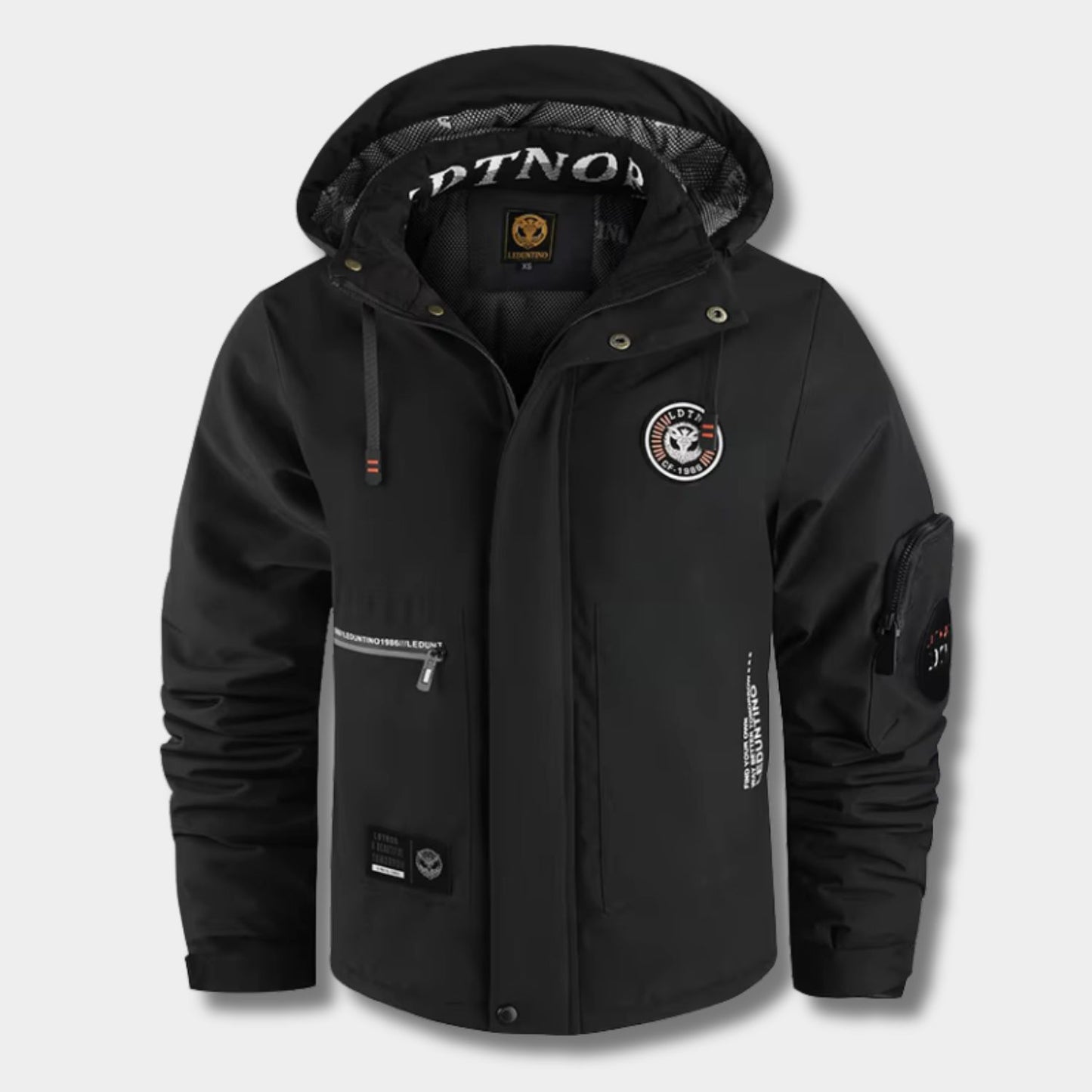 Windproof Hooded Utility Waterproof Jacket | Revangiol