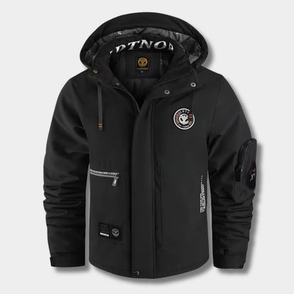 Windproof Hooded Utility Waterproof Jacket | Revangiol