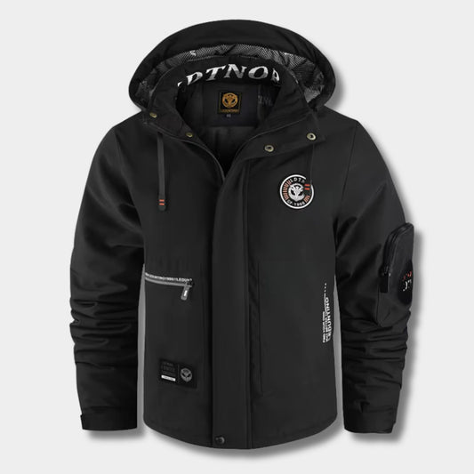 Windproof Hooded Utility Waterproof Jacket | Revangiol