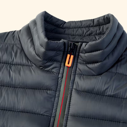 Lightweight Zip Puffer Vest | Revangiol