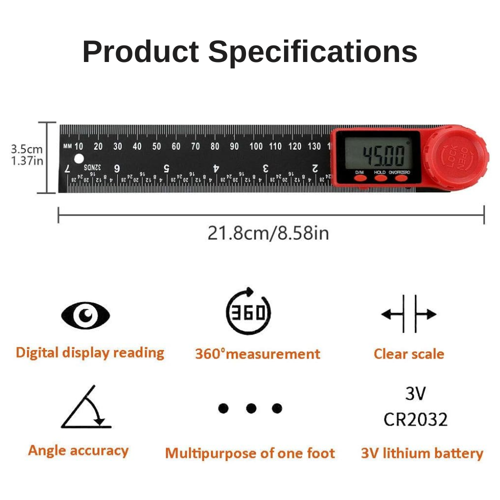 Precision Angle Digital Measurement Device | Revangiol