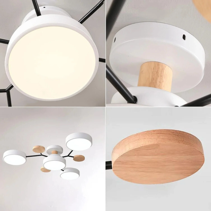 Sleek Circular LED Ceiling Fixture | Revangiol