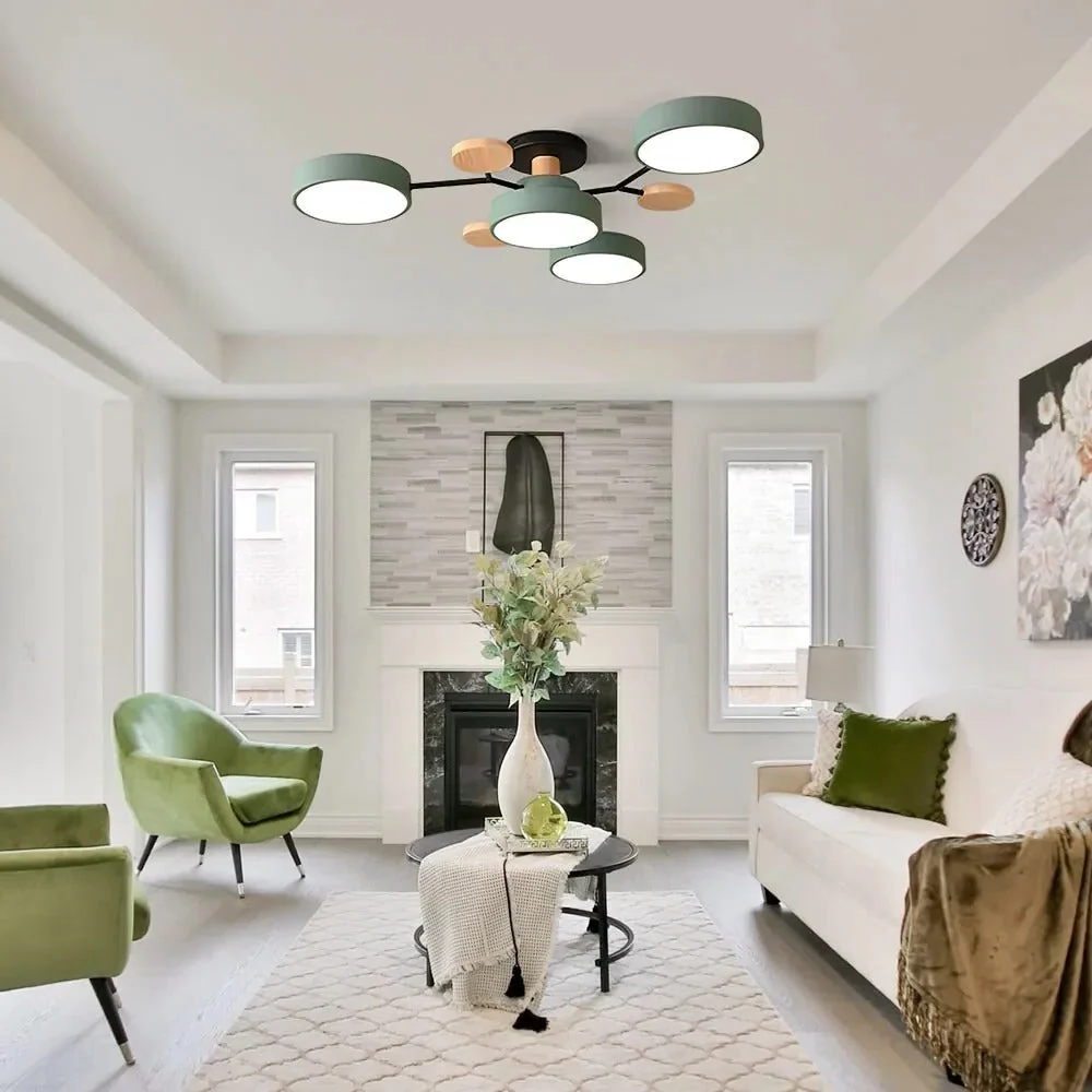 Sleek Circular LED Ceiling Fixture | Revangiol