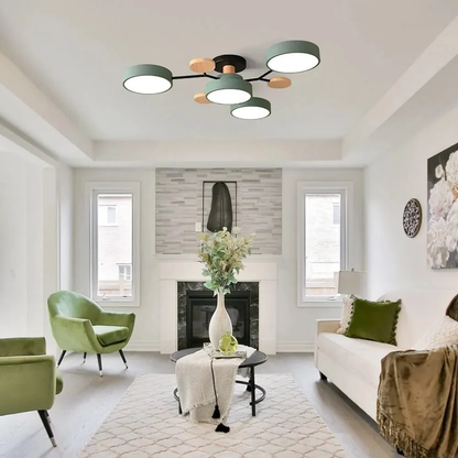 Sleek Circular LED Ceiling Fixture | Revangiol