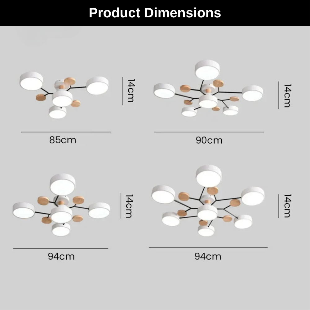 Sleek Circular LED Ceiling Fixture | Revangiol