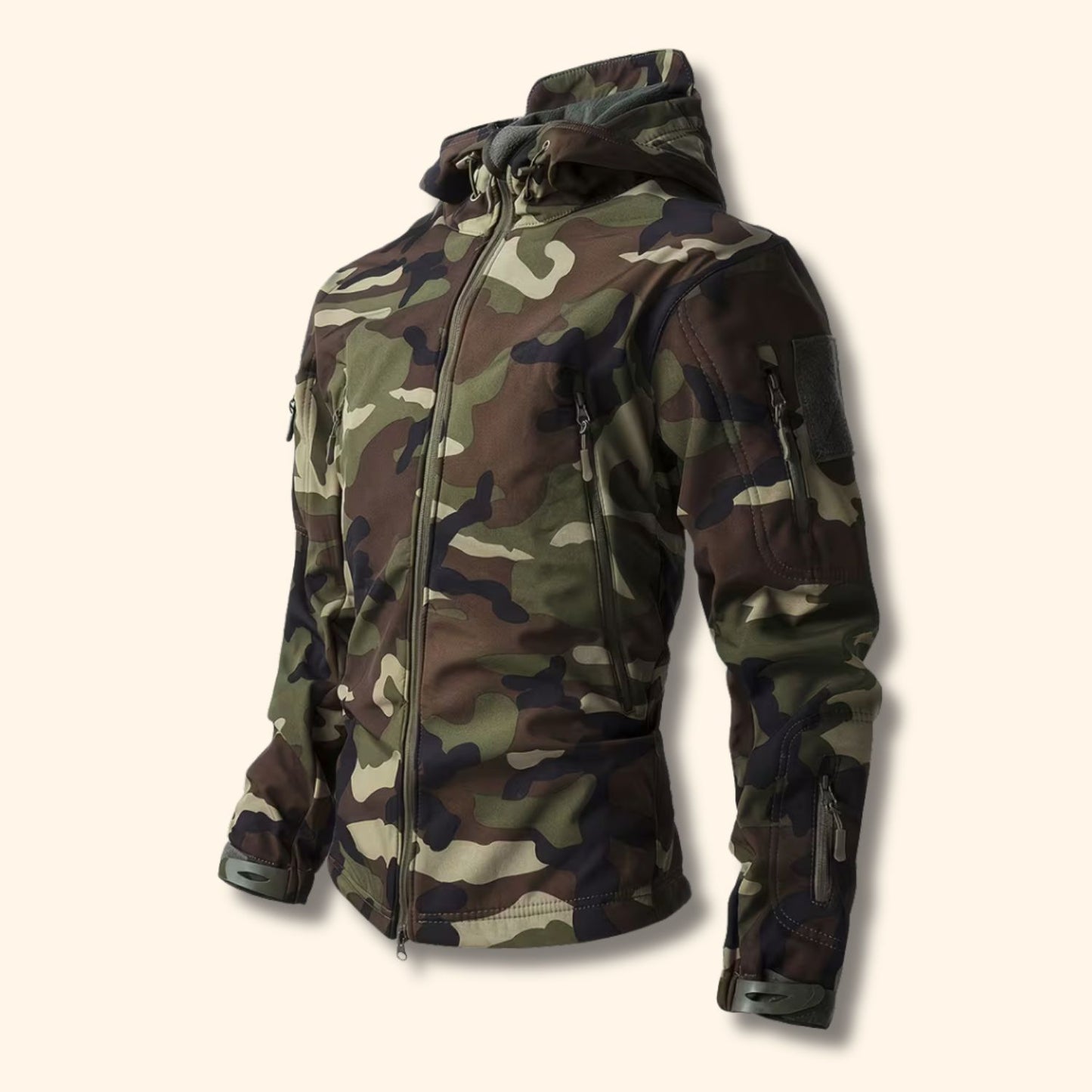 Camouflage Hooded Ski Jacket | Revangiol