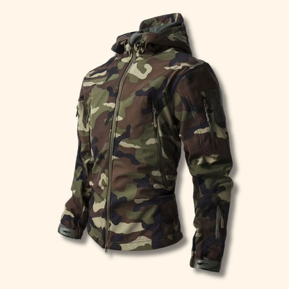 Camouflage Hooded Ski Jacket | Revangiol