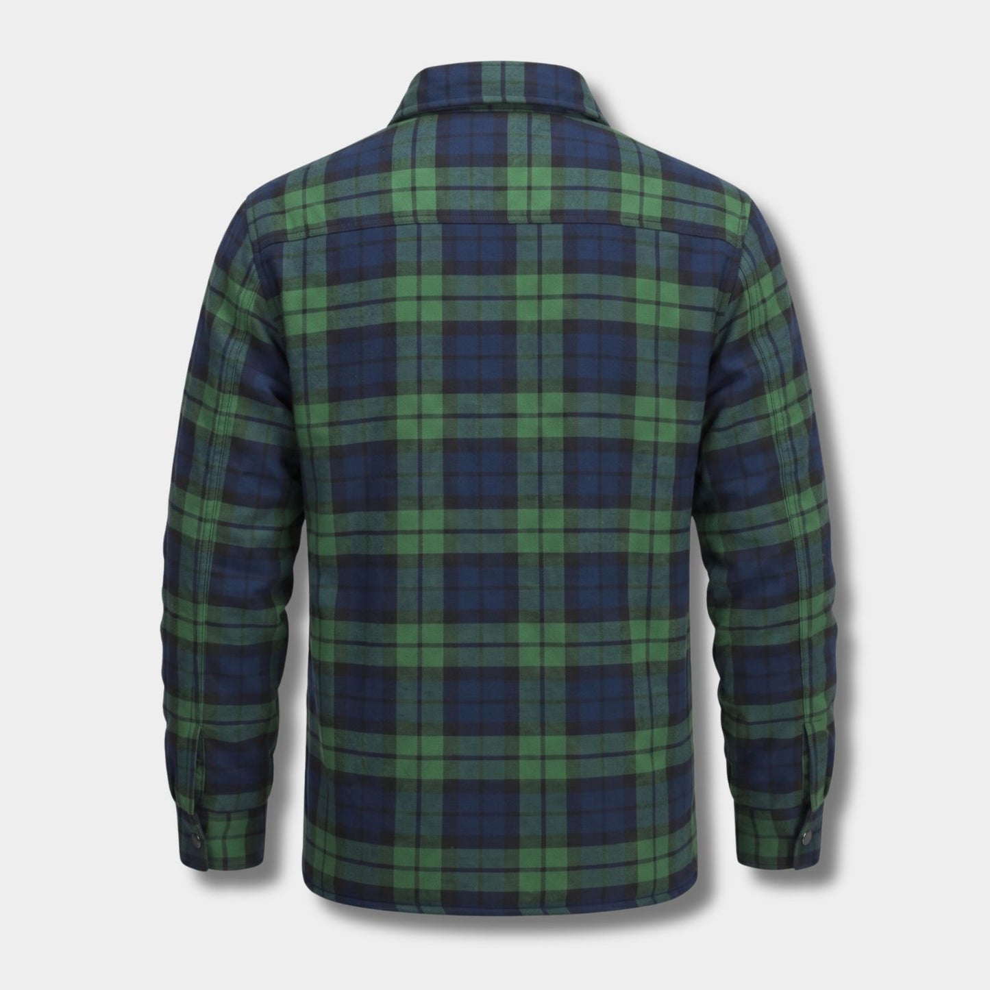 Quilted Check Flannel Shirt Jacket | Revangiol