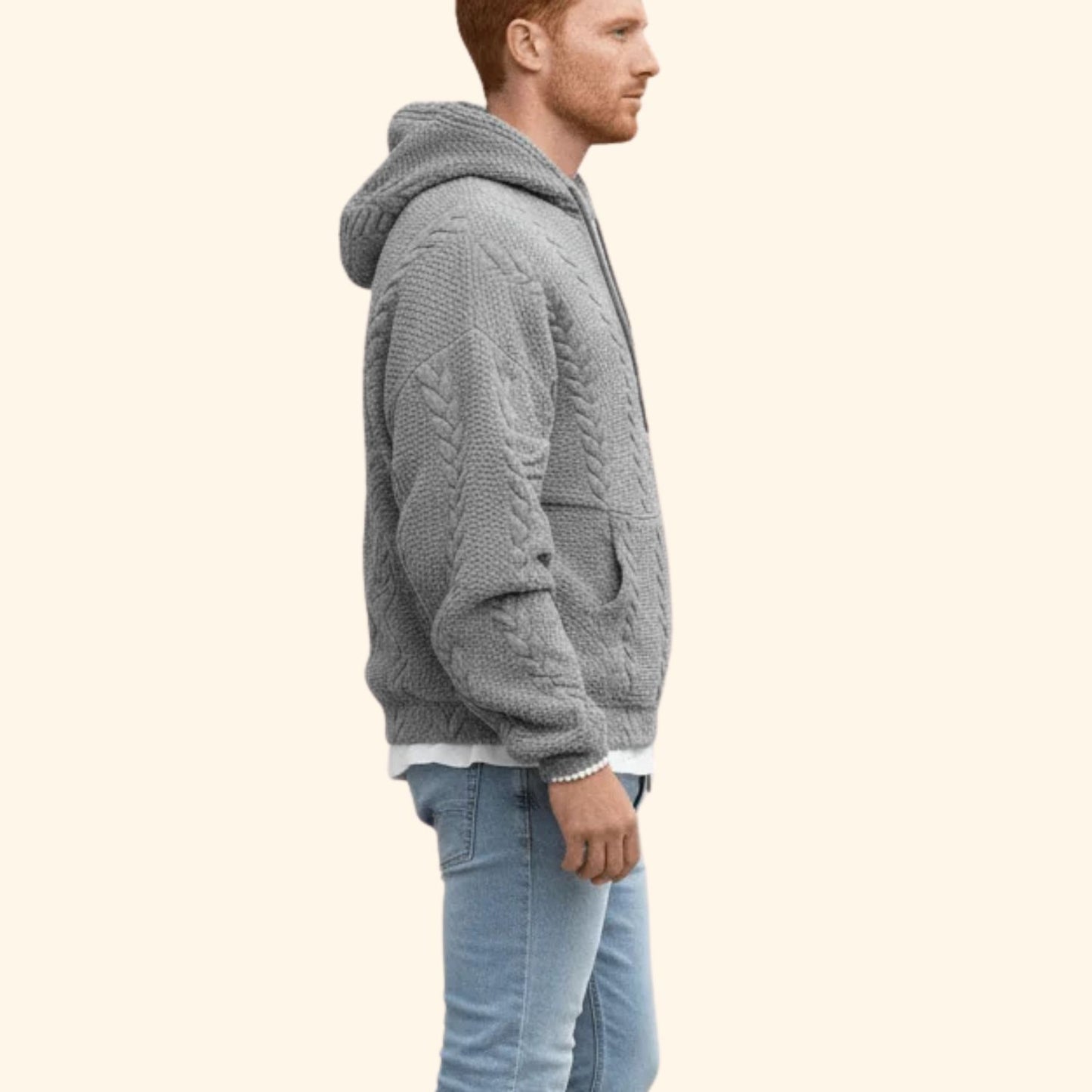 Cable Knit Hoodie | Revangiol