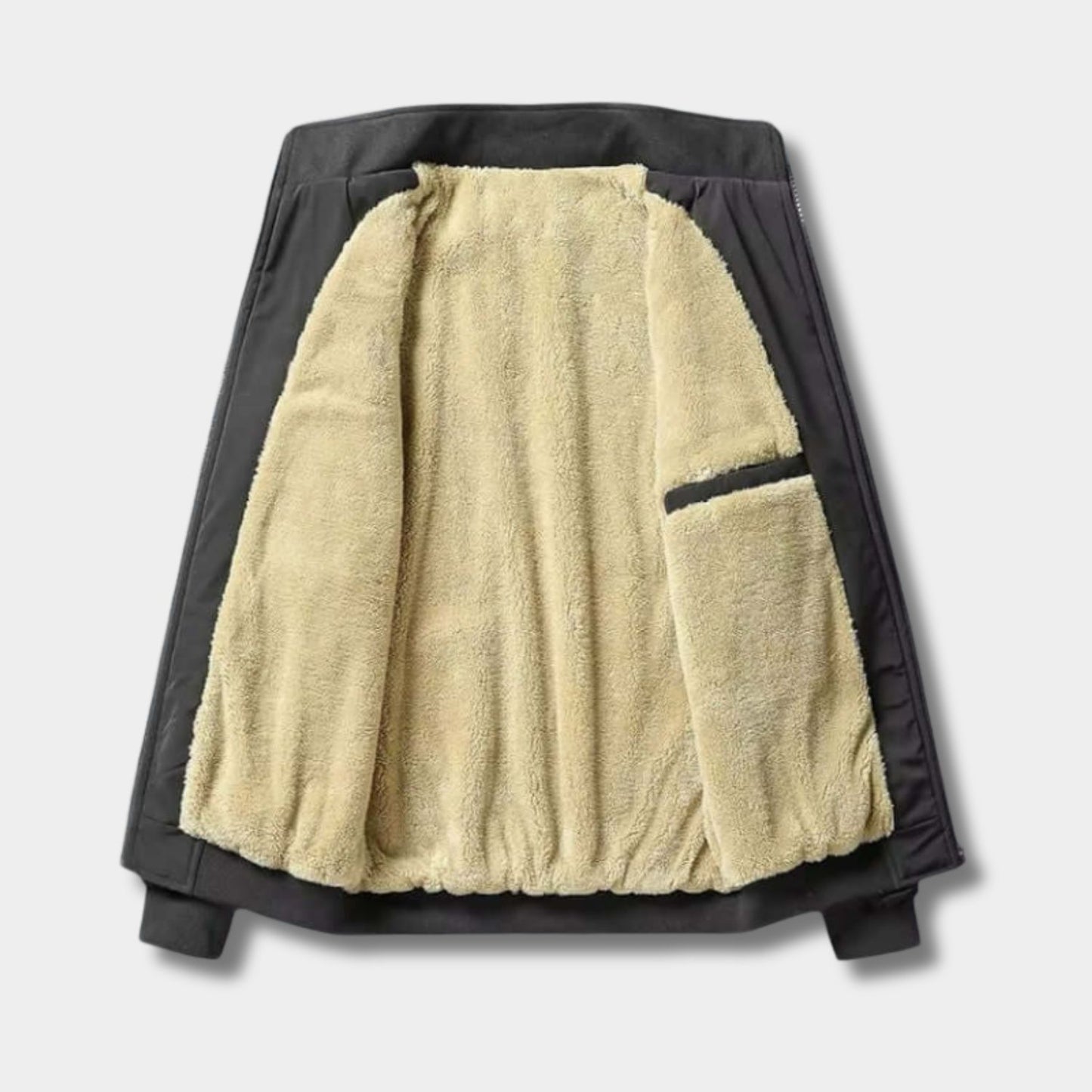 Sherpa Lined Fleece Jacket | Revangiol